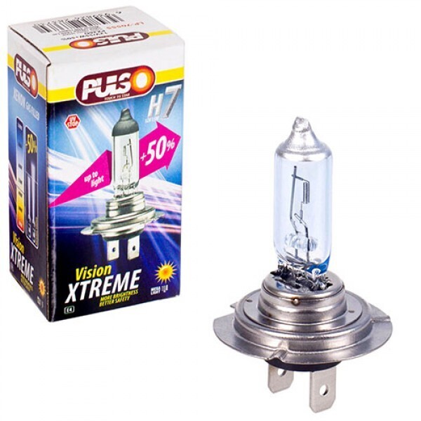 

Лампа PULSO/галогенная H7/PX26D 12v55w+50% X-treme Vision/c/box (LP-70555)