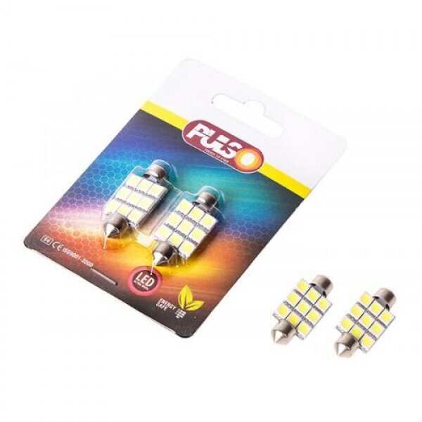 

Лампы PULSO/софитные/LED SV8.5/T11x36mm/9 SMD-5050/12v/White (LP-85369)