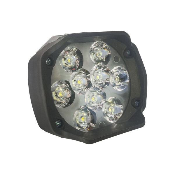 

LED фара МОТО. Светодиодная фара на 9 диодов. DC 9-85v, 15w. Пр-во Корея LED-205-14