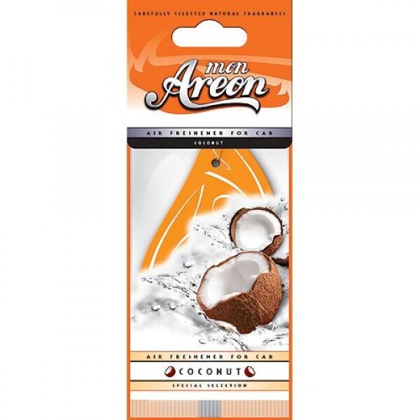 

Осв.воздуха AREON сухой листик "Mon" Coconut / Кокос (10) (MA 11)