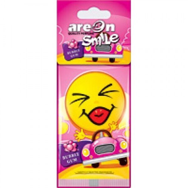 

Осв.воздуха AREON сухой листик Smile Dry Bubble Gum (ASD 12)