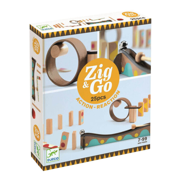 

Игровой набор Djeco Zig and go 25 деталей (DJ05642)