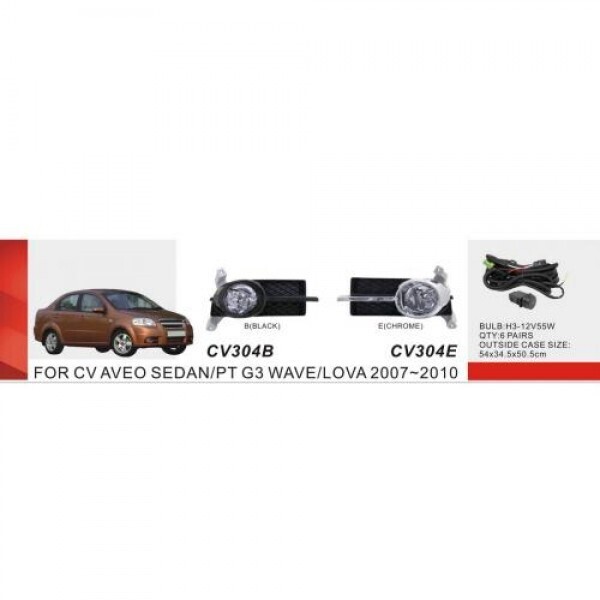

Фары доп.модель Chevrolet Aveo Sedan II/2007-11/CV-304E (CV-304E-W)
