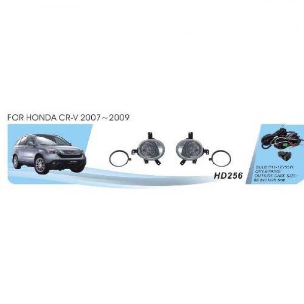 

Фары доп.модель Honda CRV/2007/HD-256W/эл.проводка (HD-256W)