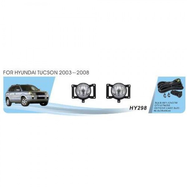 

Фары доп.модель Hyundai Tucson/2003-08/HY-298/881-27W/эл.проводка (HY-298)