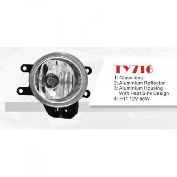 

Фары доп.модель Toyota Previa/Corolla/Camry/Rav/Yaris/Avensis/TY-716-W/H11-55W (TY-716-W)
