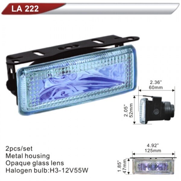 

Фары дополнительные DLAA 222 RY/H3-12V-55W/125*47mm (LA 222 RY)