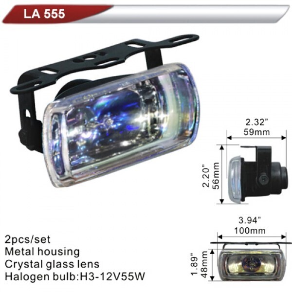 

Фары дополнительные DLAA 555 RY/H3-12V-55W/100*48mm (LA 555 RY)