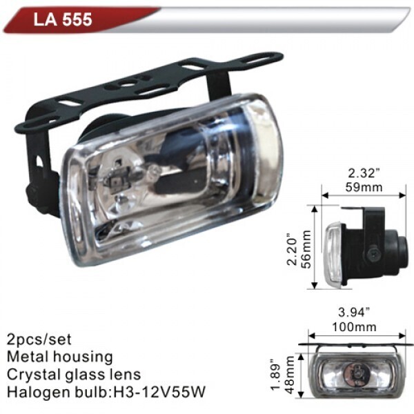 

Фары дополнительные DLAA 555 W/H3-12V-55W/100*48mm (LA 555 W)