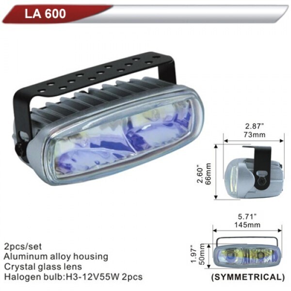 

Фары дополнительные DLAA 600 RY/2хH3-12V-55W/145*50mm (LA 600 RY)