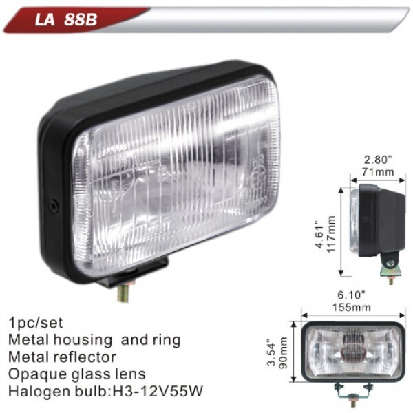 

Фары дополнительные DLAA 88B-W черные/H3-12V-55W/155*90mm (LA 88B-W)