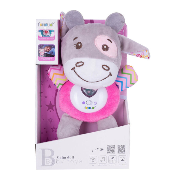 

Мягкая игрушка Funmuch Baby Коровка со световыми и музыкальными эффектами (FM888-1)