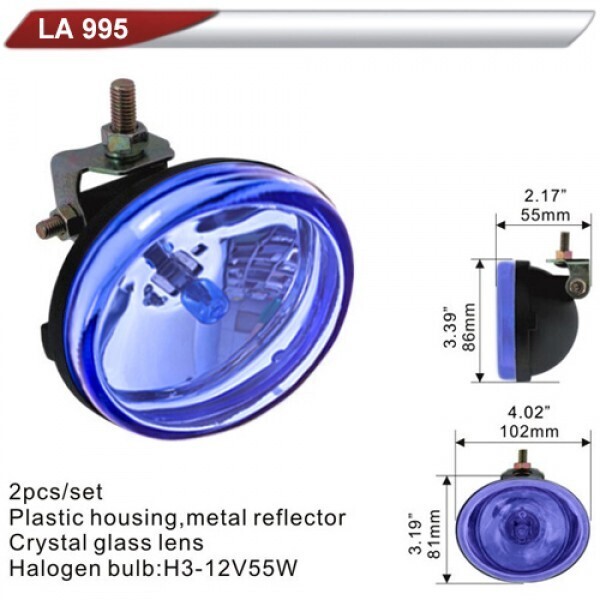

Фары дополнительные DLAA 995-BL/H3-12V-55W/102*86mm (LA 995-BL)