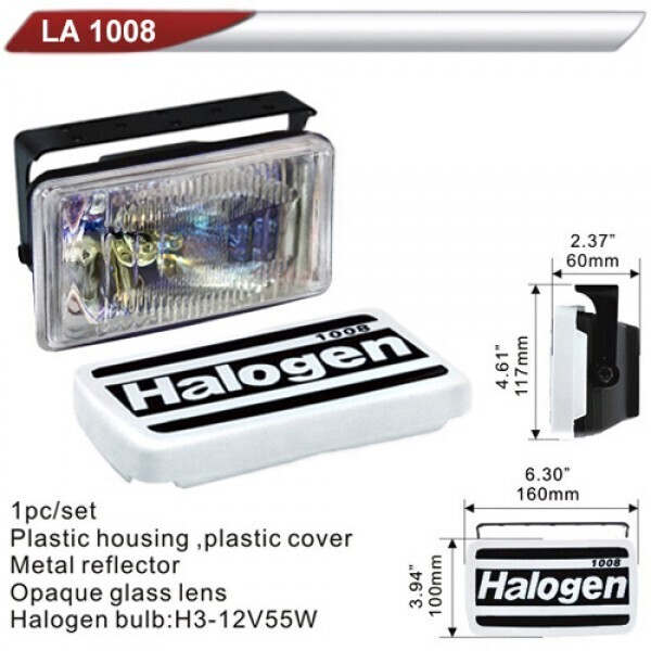 

Фары дополнительные DLAA 1008 RY/H3-12V-55W/160*100mm/крышка (LA 1008 RY)