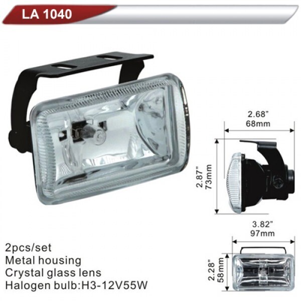 

Фары дополнительные DLAA 1040 W/H3-12V-55W/97*58mm (LA 1040 W)