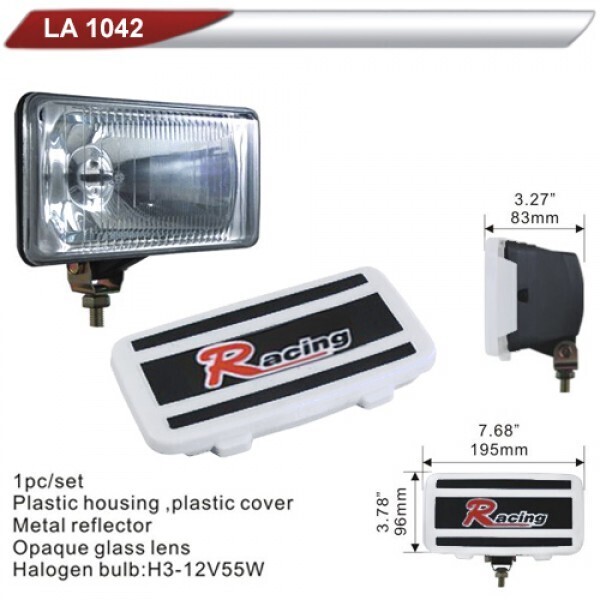 

Фары дополнительные DLAA 1042 W/H3-12V-55W/195*96mm/крышка (LA 1042 W)