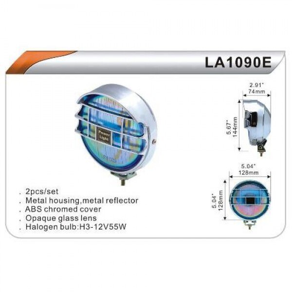

Фары дополнительные DLAA 1090 E-RY хром/H3-12V-55W/D=128mm (LA 1090 E-RY)