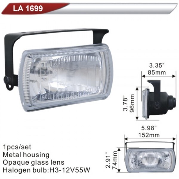 

Фары дополнительные DLAA 1699 W/H3-12V-55W/152*74mm (LA 1699 W)