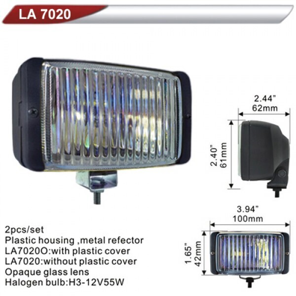 

Фары дополнительные DLAA 7020 RY/H3-12V-55W/100*42mm (LA 7020 RY)