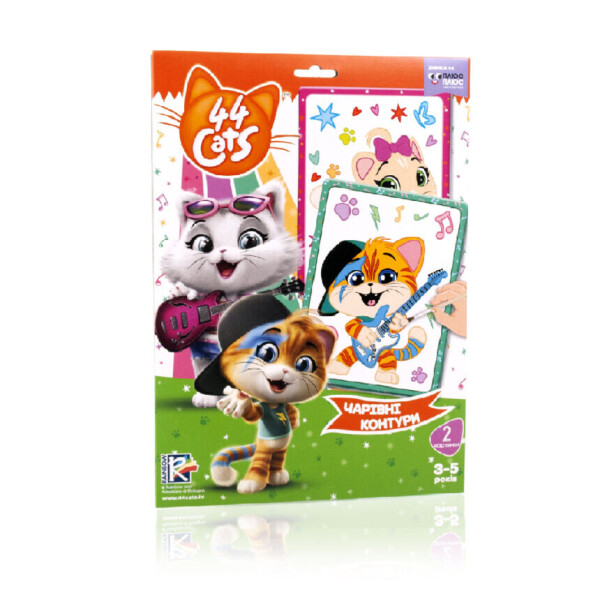 

Набор для творчества Vladi Toys Волшебные контуры 44 Котенка на украинском (VT4402-60)