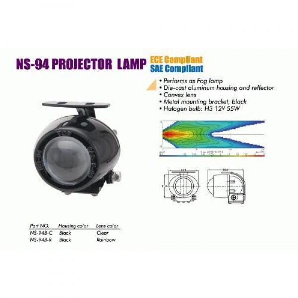 

Фары дополнительные NS-94 B-C H3/12 В/55W/64*51mm/линза (NS-94 B-C)