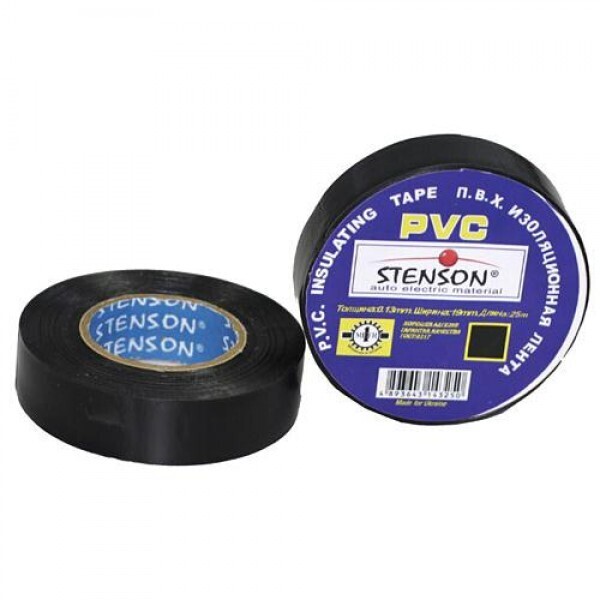 

Изолента PVC 50 м "STENSON" черная (MH-0032)