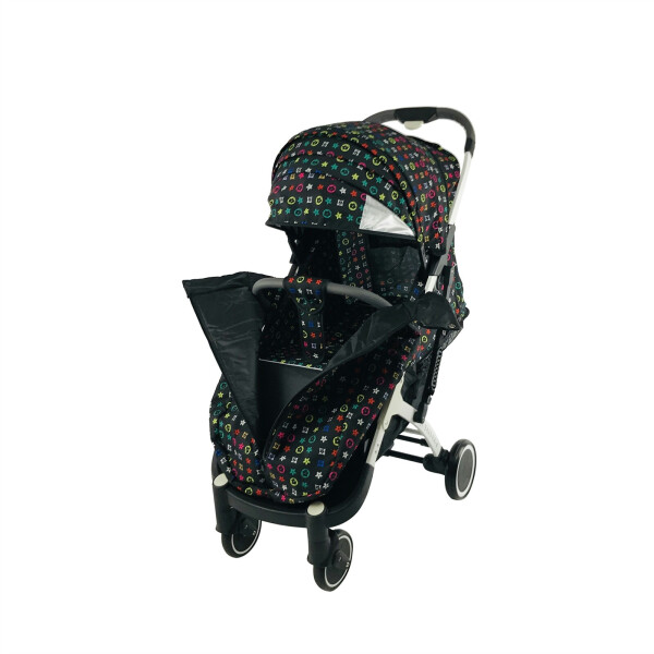 

Коляска Yoya Plus-4-2021 колёса 13,5/16 на молнии Черная с зеленым LV Black