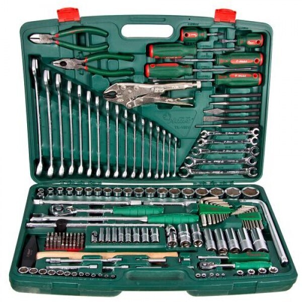 

HANS. Набор инструмента 158 предметов 1/4", 1/2" (TK-158V) (ТК-158V)