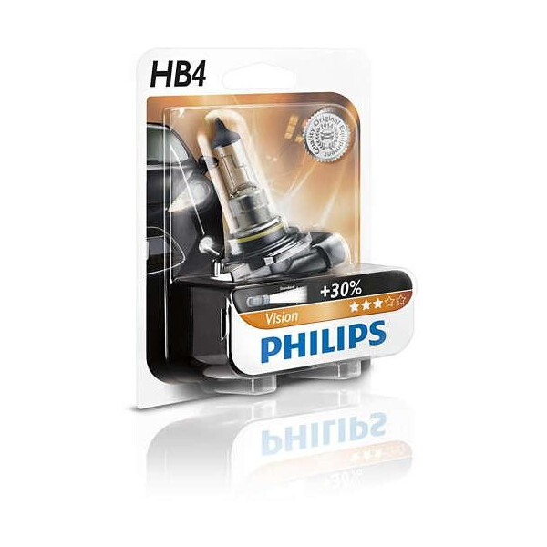 Акция на Авто лампа HB4 PHILIPS 55W 12V P22d Premium! от Allo UA