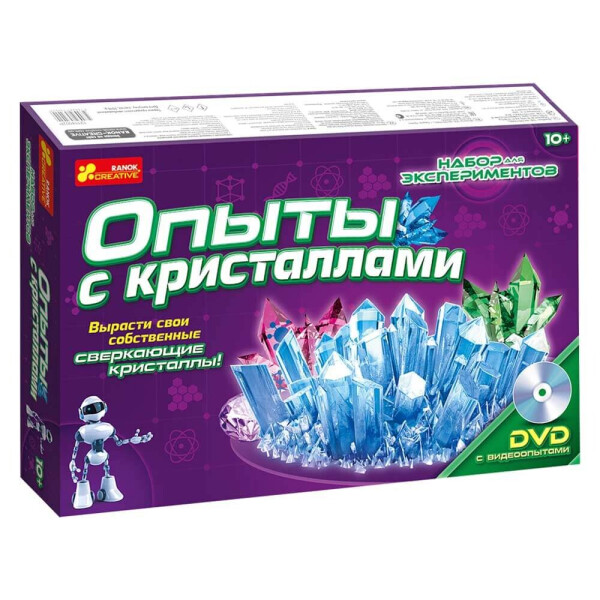 

Набор для экспериментов Ranok-Creative Опыты с кристаллами