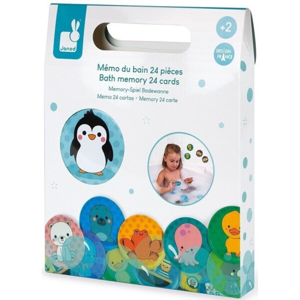 

Игра мемо Janod для купания 24 элемента (J04714)