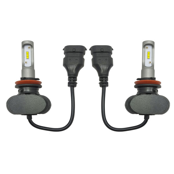 

Светодиодные лампы Н-11. LED лампы H-11 (H8/H9/H16) 6000K 4000Lm. Тип охлаждения - радиатор. Пр-во Корея H-11.2033-11