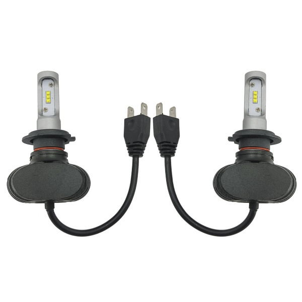 

Светодиодные лампы Н-7. LED лампы H-7 12-24V 6000K 4000Lm. Тип охлаждения - радиатор. Пр-во Корея