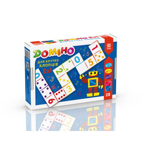 

Игра настольная Звезда Домино 2 в 1 для мальчиков (127920)