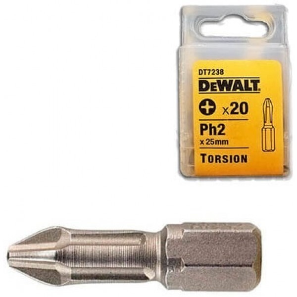 

Бита крестовая DeWalt Ph2 20 шт (DT7238_1)