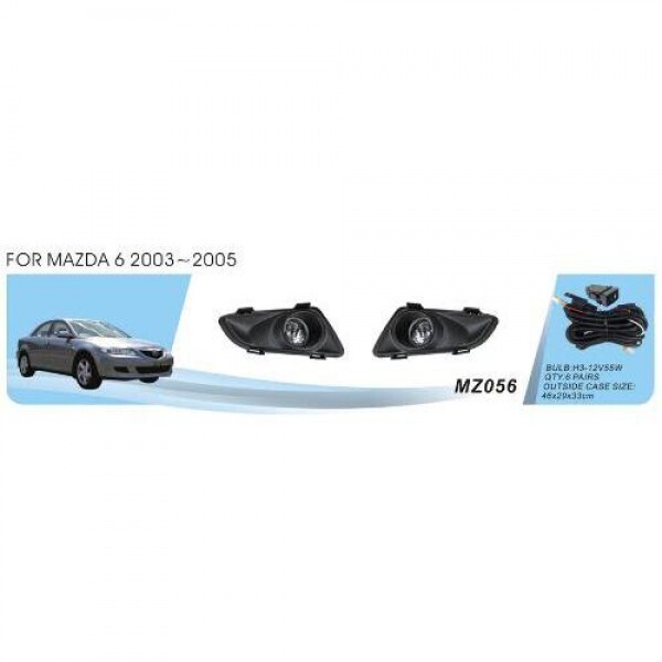 

Фары доп.модель Mazda 6 2003-05/MZ-056W/эл.проводка (MZ-056W)