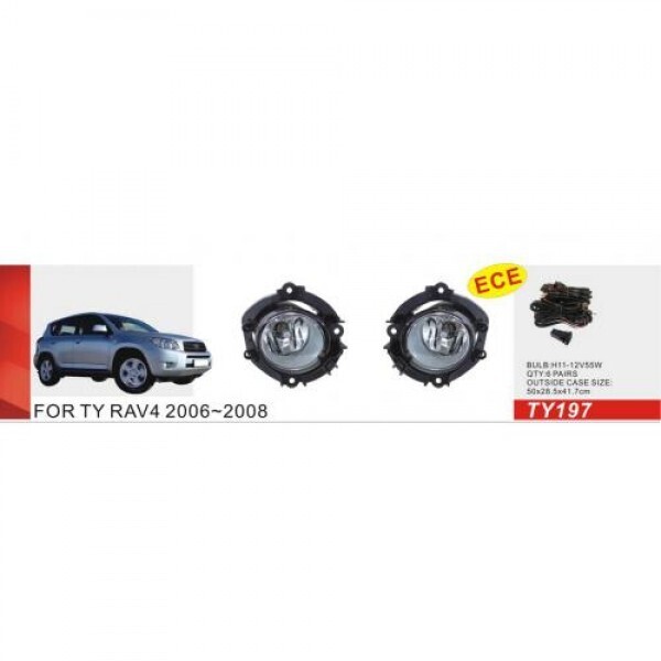 

Фары доп.модель Toyota RAV-4 2006-08/TY-197W/эл.проводка (TY-197W)