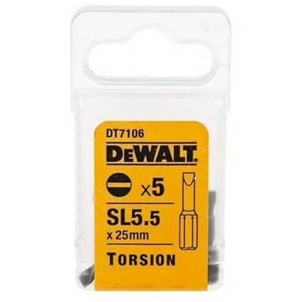 

Бита DeWalt Torsion 25 мм 5 шт (DT7106)