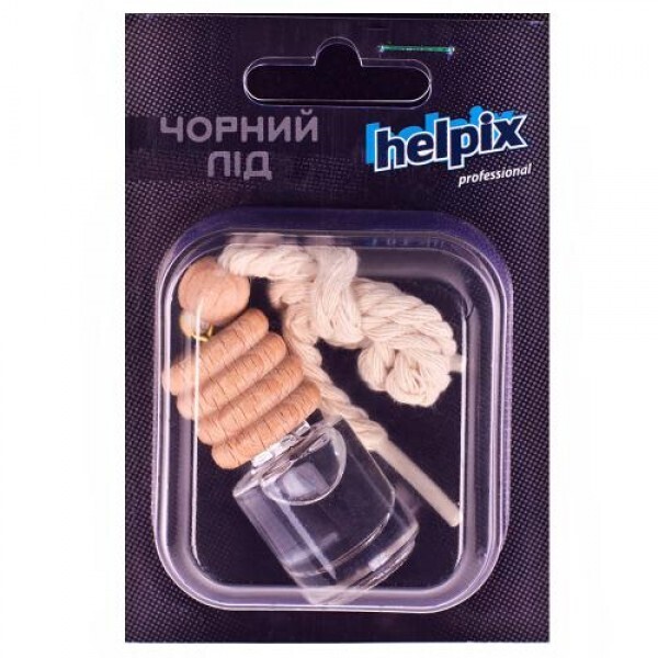 

Освежитель воздуха Helpix автомобильный (пробка) ЧЕРНЫЙ ЛЕД 4 мл (2425)