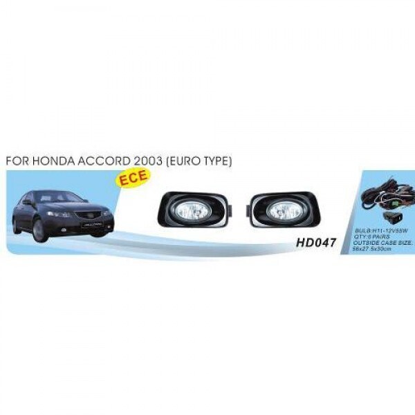 

Фары доп.модель Honda Accord/2003-2006/HD-047W/Euro Type/эл.проводка (HD-047W)