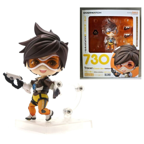 

Фигурка Nendoroid Трейсер Овервотч Overwatch Tracer Classic Skin Edition 10 см OW GSC NT 730