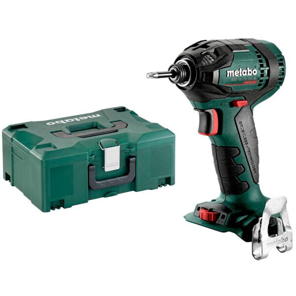 

Аккумуляторный ударный гайковерт Metabo SSD 18 LTX 200 BL без АКБ + MetaLoc (602396840)