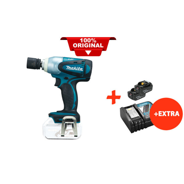 

Аккумуляторный ударный гайковерт Makita DTW251Z+2 акк.18V 5 Ah+быстрозарядное ЗУ (DTW251RT2)