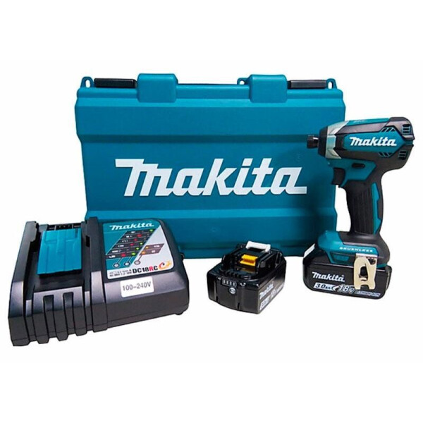 

Аккумуляторный ударный шуруповерт Makita DTD153RFE + 2 акб BL1830 18 V 3 Ah + з/у DC18RC + кейс