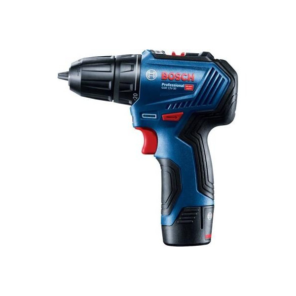 

Шуруповерт BOSCH Professional GSR 12V-30 2x 2.0Аг, GAL 12V-40, кейс (0.601.9G9.000)