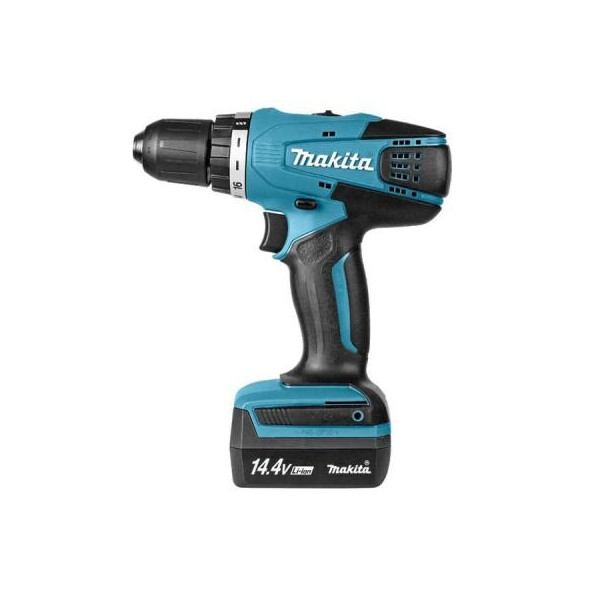 

Шуруповерт Makita DF347DWE, 14,4В G-battery, 1,3Аг, 30 / 15Нм (DF347DWE)