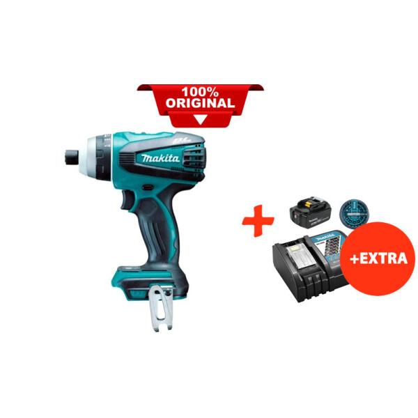 

Аккумуляторный ударный шуруповерт Makita DTP141Z+акк.18V 5 Ah+быстрозарядное ЗУ+набор бит (DTP141RTX)
