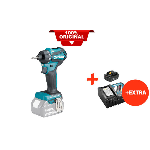 

Аккумуляторный шуруповерт Makita DDF083Z+акк.18V 5 Ah+быстрозарядное ЗУ (DDF083RT)