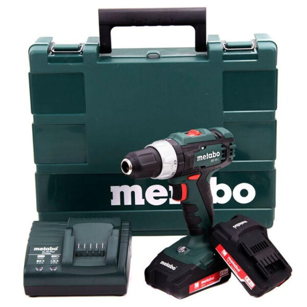 

Аккумуляторный ударный шуруповерт Metabo SB 18 L + 2 акб 18 V 2 Ah + з/у SC 60 Plus + кейс (602317500)