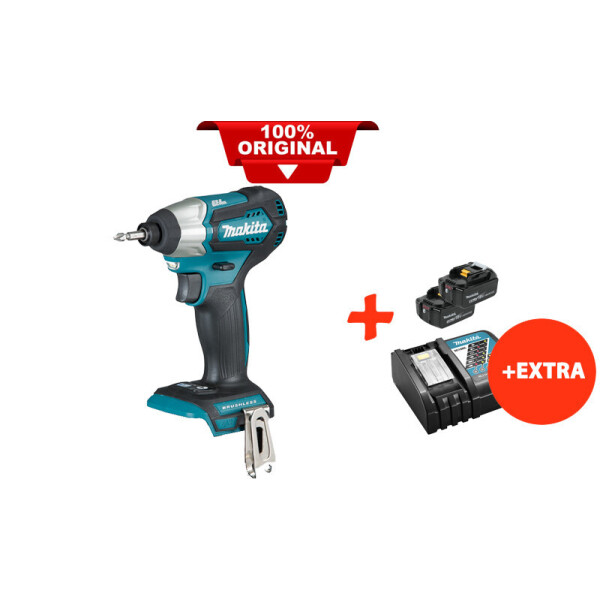 

Аккумуляторный ударный шуруповерт Makita DTD155Z+2 акк.18V 5 Ah+быстрозарядное ЗУ (DTD155RT2)
